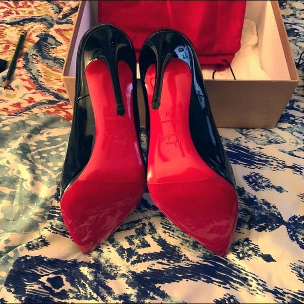 *NEW*Black Patent Leather So Kate 120 size 41